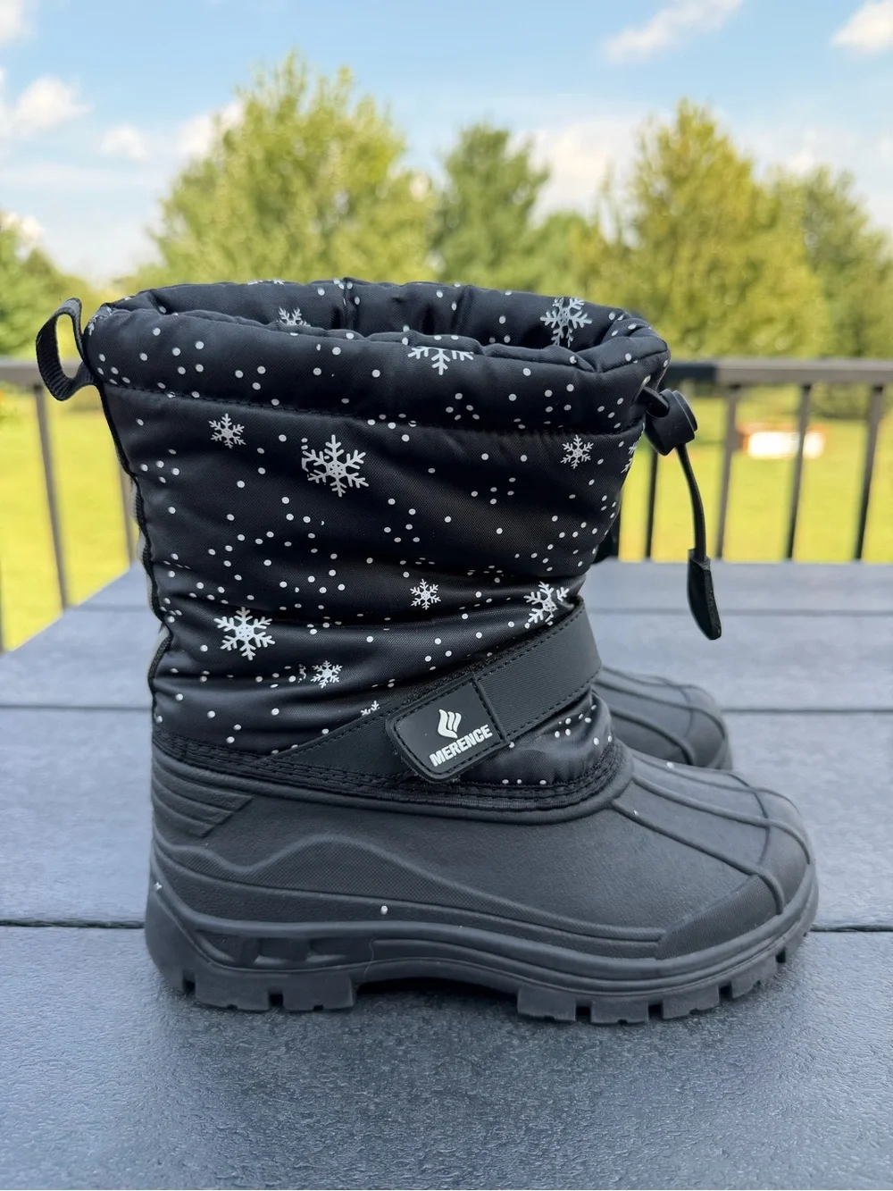 Merence Kids Waterproof Winter Snow Boots | Size 2 | Insulated